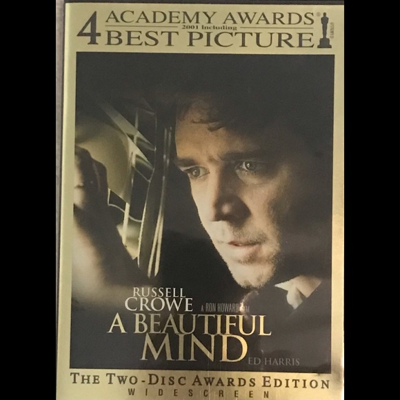 “A Beautiful Mind” Two Disc Academy Award Edition Widescreen DVDs - Pre-owned - Picture 1 of 7
